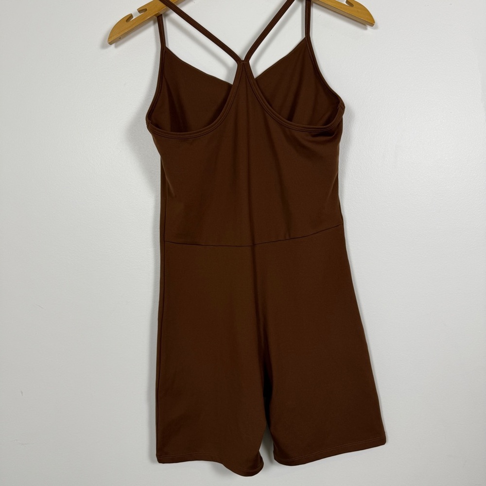 🤎 Girlfriend Collective Barre Unitard – Earth Size M Like New Recycled Material - Picture 5 of 7